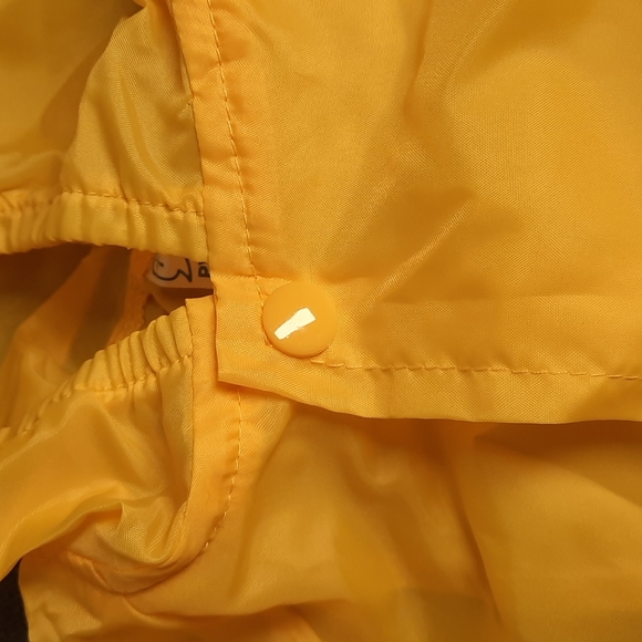 Rain Coat Infant Small Medium Lion Design Yellow Jacket Slicker Cute Baby Gift - Picture 6 of 9